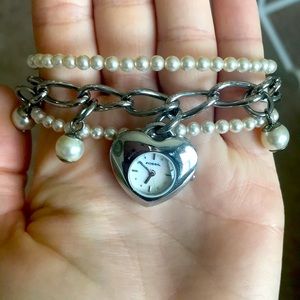 Vintage Fossil bracelet watch